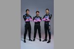 Jack Doohan (Alpine), Pierre Gasly (Alpine) und Esteban Ocon (Alpine)