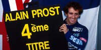 Alain Prost feiert 1993 seinen vierten WM-Titel in der Formel 1