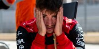 Charles Leclerc nach seinem Ausfall beim Frankreich-Grand-Prix 2022 in Le Castellet
