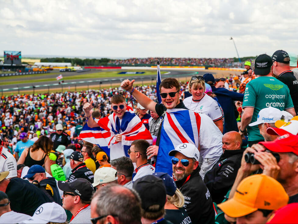 Formel-1-Fans in Silverstone