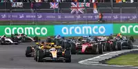 Lando Norris, Max Verstappen, Oscar Piastri, Charles Leclerc, George Russell