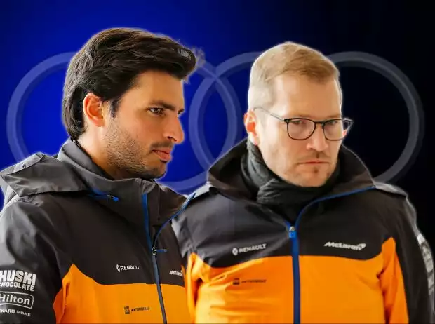 Carlos Sainz und Andreas Seidl Titel-Bild zur News: Carlos Sainz und Andreas Seidl