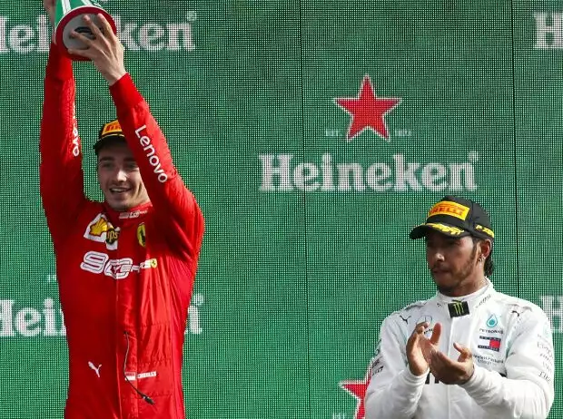 Valtteri Bottas, Charles Leclerc, Lewis Hamilton Titel-Bild zur News: Valtteri Bottas, Charles Leclerc, Lewis Hamilton