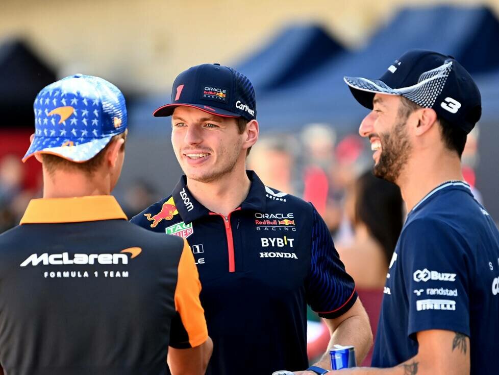 Max Verstappen, Lando Norris, Daniel Ricciardo