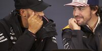 Bild zum Inhalt: Alonso stellt Hamiltons "Kindheitstraum" von Ferrari in Frage