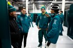 Fernando Alonso (Aston Martin), Lance Stroll (Aston Martin), Felipe Drugovich und Stoffel Vandoorne 