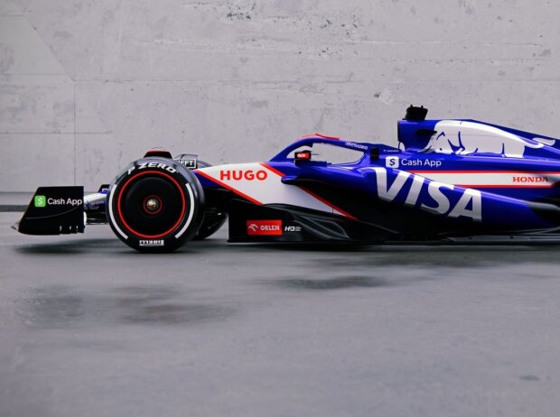 Titel-Bild zur News: Der neue Racing Bulls VCARB 01 für die Formel-1-Saison 2024