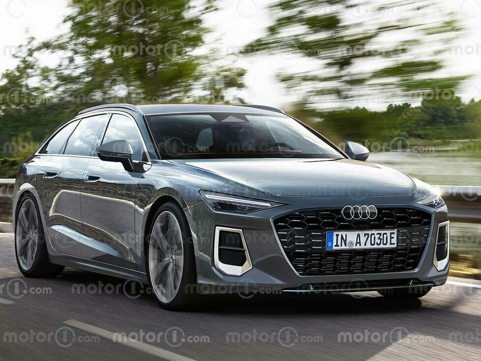 Audi A7 Avant (2025) als Rendering von Motor1.com
