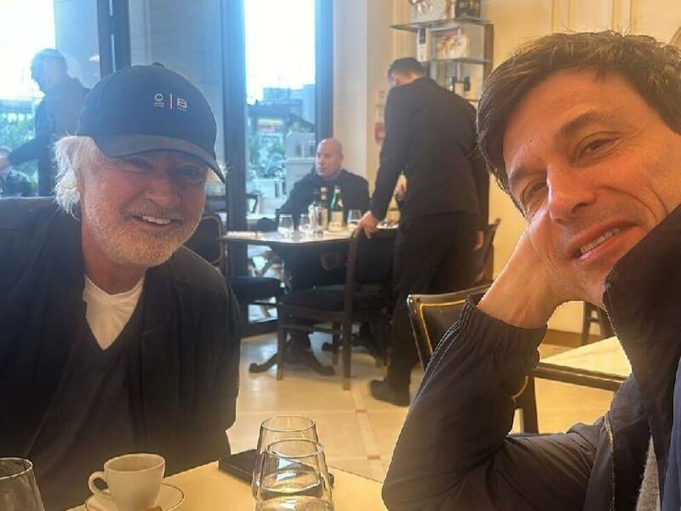 Flavio Briatore und Toto Wolff
