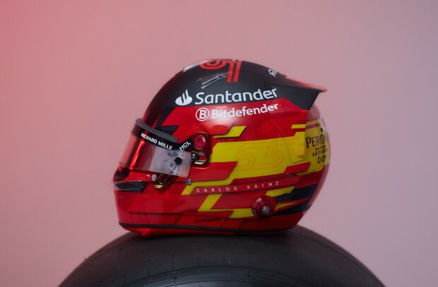 ~Helm von Carlos Sainz (Ferrari)~ ~Helm von Carlos Sainz (Ferrari)~