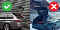 Heckklappen des BMW 5er Touring im Vergleich