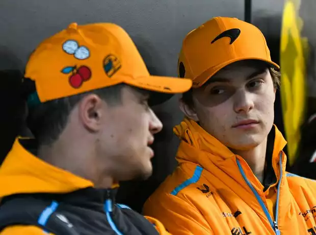 Titel-Bild zur News: Lando Norris, Oscar Piastri, George Russell
