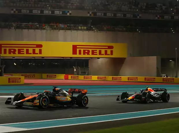 Oscar Piastri, Sergio Perez Titel-Bild zur News: Oscar Piastri, Sergio Perez