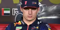 Max Verstappen bei der Formel-1-Pressekonferenz in Abu Dhabi 2023