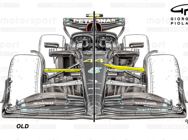 Vorderradaufhängung Mercedes W14