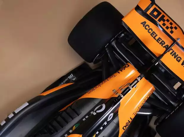 Titel-Bild zur News: Der McLaren MCL38 bei der Präsentation vor der Formel-1-Saison 2024