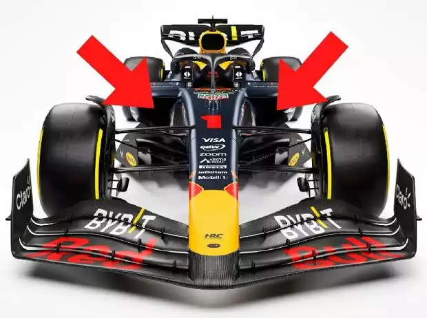 Titel-Bild zur News: Der neue Red Bull RB20 mit auffälligen Technik-Merkmalen in der Formel 1 2024