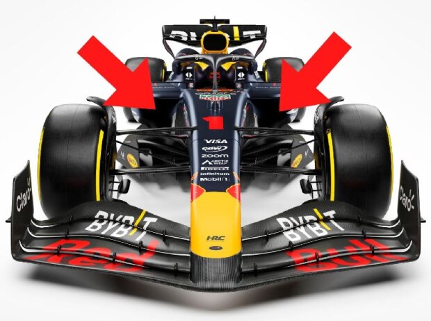 Titel-Bild zur News: Der neue Red Bull RB20 mit auffälligen Technik-Merkmalen in der Formel 1 2024