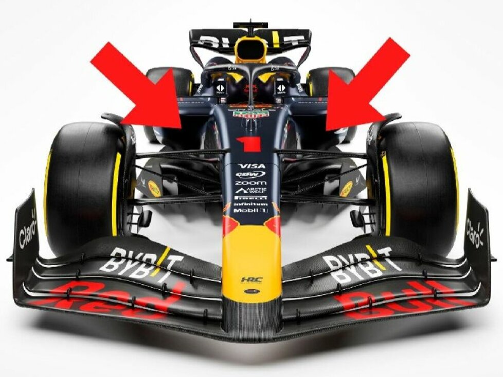 Der neue Red Bull RB20 mit auffälligen Technik-Merkmalen in der Formel 1 2024