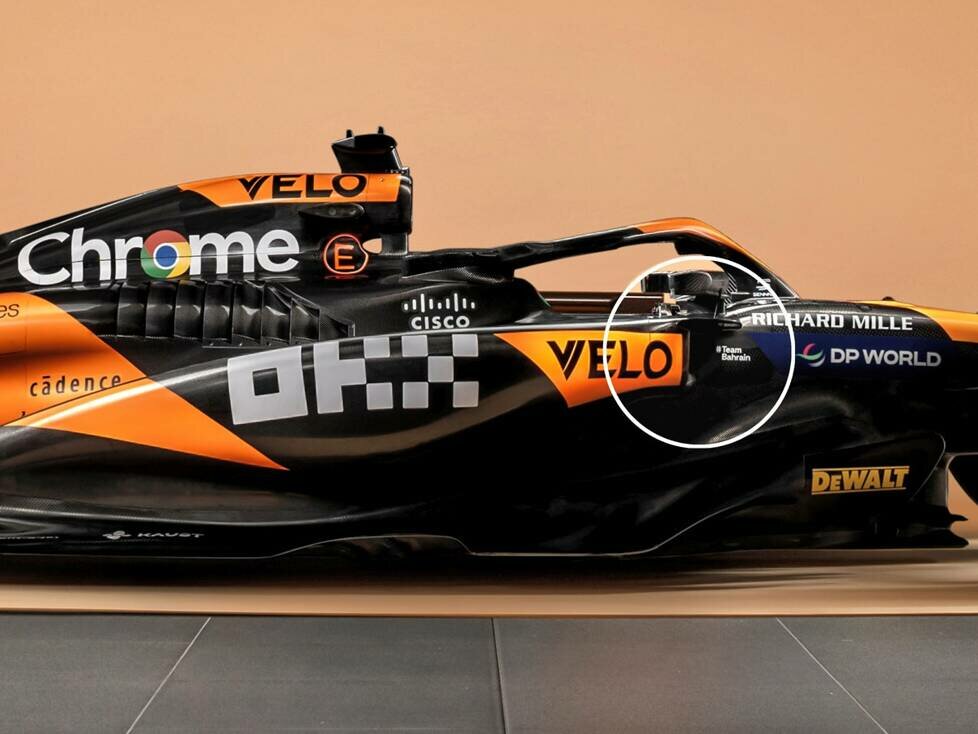 McLaren MCL38, Seitenkasten