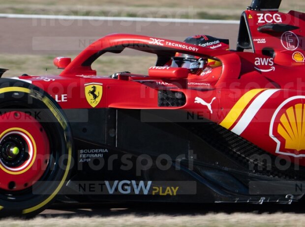 Zum Vergleich: Ferrari SF-24 mit langer Unterlippe