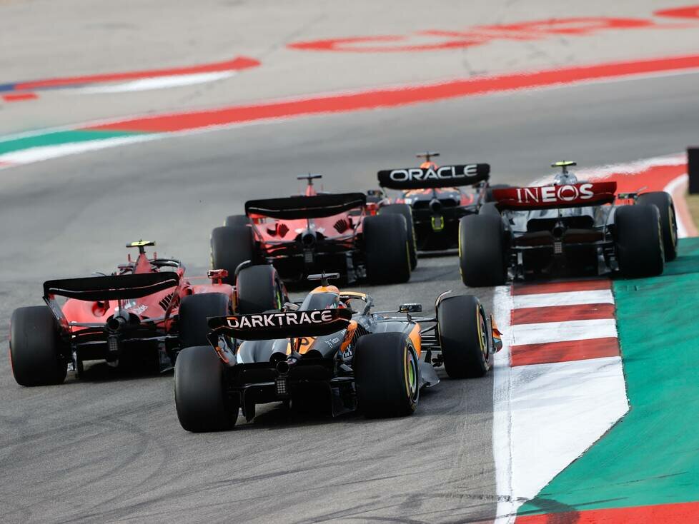 Der Start zum Formel-1-Rennen in Austin 2023