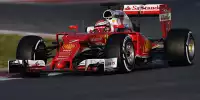 Kimi Räikkönen im Ferrari bei den Formel-1-Wintertests 2016 in Barcelona