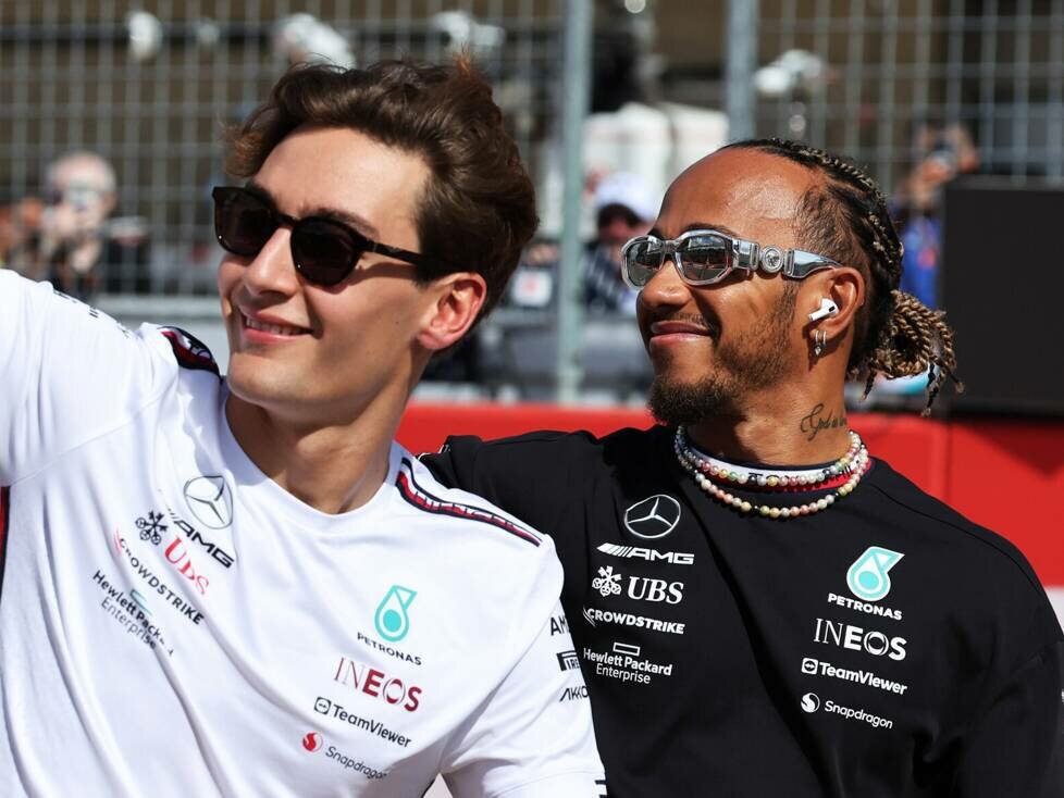 George Russell, Lewis Hamilton