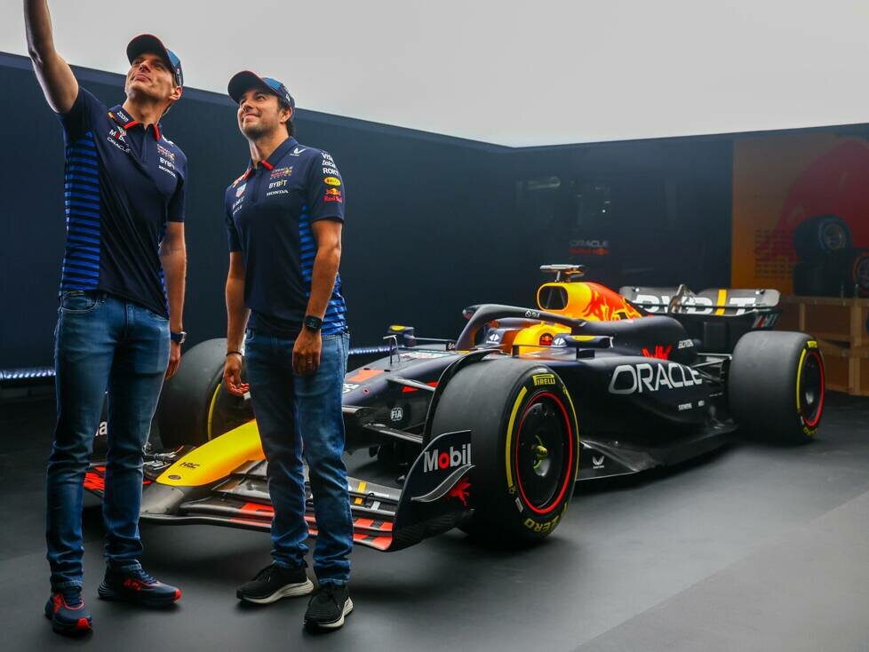 Max Verstappen, Sergio Perez, Mark Thompson
