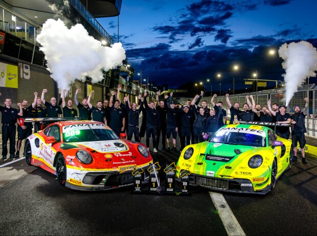 Das Schwesterauto #911 macht den Doppelsieg perfekt Das Schwesterauto #911 macht den Doppelsieg perfekt