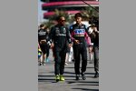 Lewis Hamilton (Mercedes) und Pierre Gasly (Alpine) 