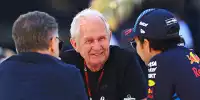 Christian Horner, Helmut Marko, Sergio Perez