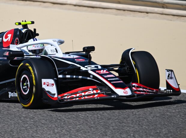 Titel-Bild zur News: Nico Hülkenberg im Haas VF-24 bei den Formel-1-Wintertests 2024