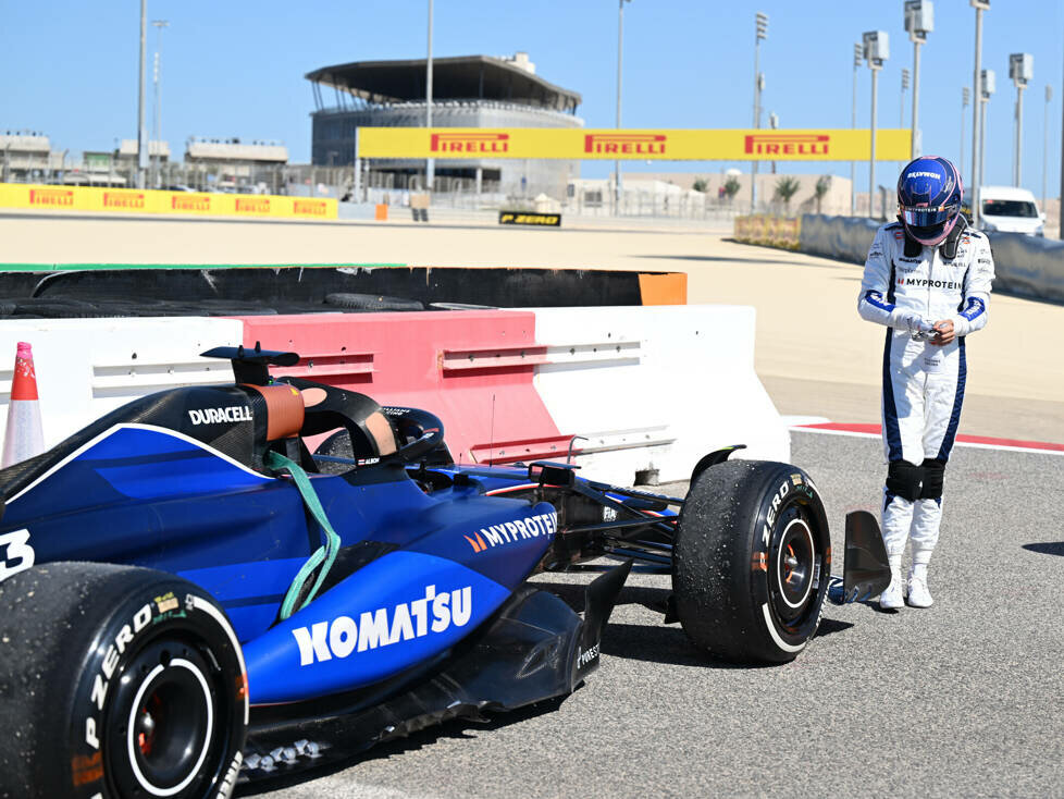 Alexander Albon (Williams FW46) beim Formel-1-Test in Bahrain 2024