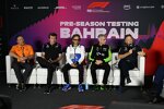 Zak Brown (McLaren), Bruno Famin (Alpine), Laurent Mekies (Racing Bulls), Alessandro Alunni-Bravi (Sauber), Christian Horner (Red Bull)