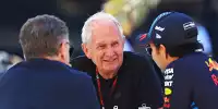 Christian Horner, Helmut Marko, Sergio Perez