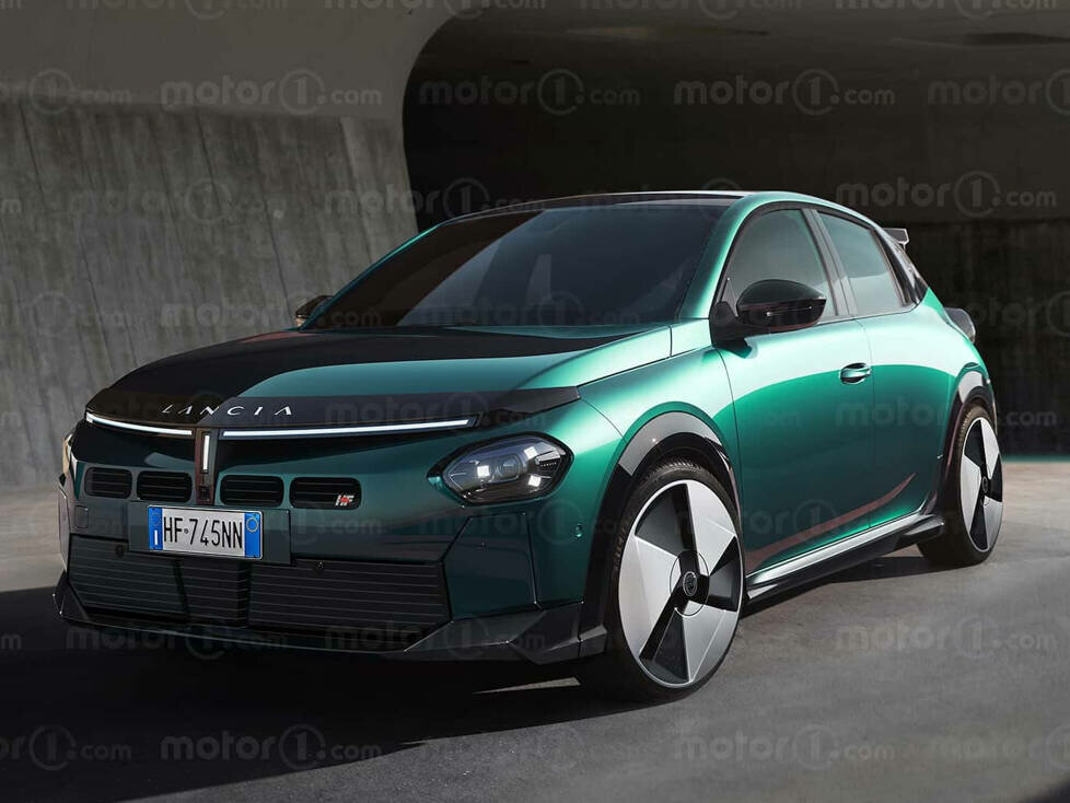 Lancia Ypsilon HF (2025) als Rendering von Motor1.com
