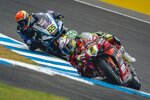 Alvaro Bautista vor Alex Lowes und Andrea Locatelli