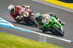 Alex Lowes vor Alvaro Bautista
