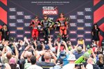 Alvaro Bautista, Alex Lowes und Danilo Petrucci