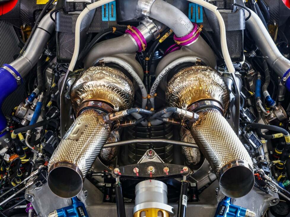 Porsche 963, Motor, Auspuff, Turbolader