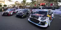 Rally1-Autos von Hyundai, Toyota und M-Sport-Ford