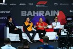 Teamchef-Pressekonferenz in Bahrain mit Toto Wolff (Mercedes), Zak Brown (McLaren), Frederic Vasseur (Ferrari) und Laurent Mekies (Racing Bulls)