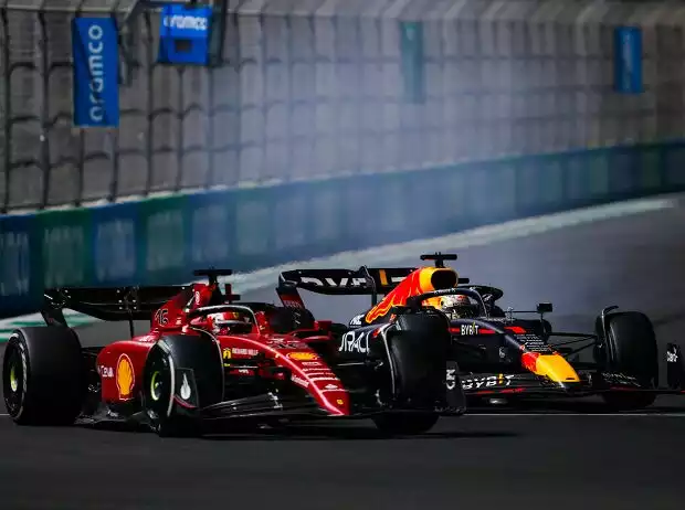 Charles Leclerc, Max Verstappen Titel-Bild zur News: Charles Leclerc, Max Verstappen