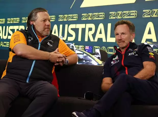 Titel-Bild zur News: Zak Brown, Christian Horner