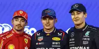 Charles Leclerc, Max Verstappen, George Russell