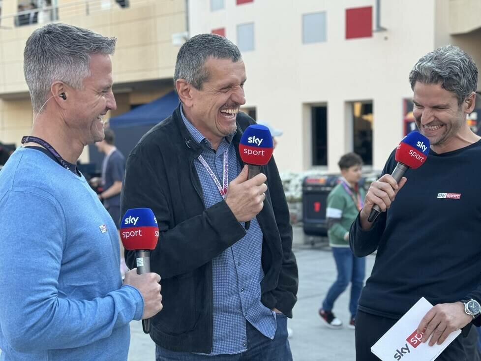 Ralf Schumacher, Günther Steiner und Peter Hardenacke