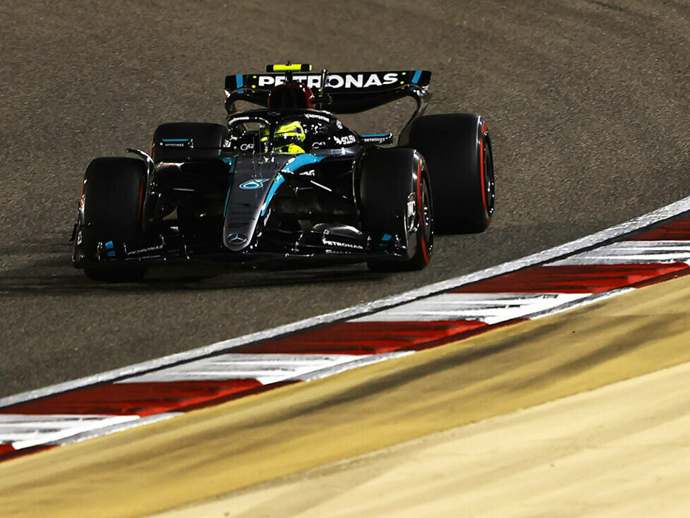 Lewis Hamilton (Mercedes W15) beim Qualifying zum Formel-1-Rennen in