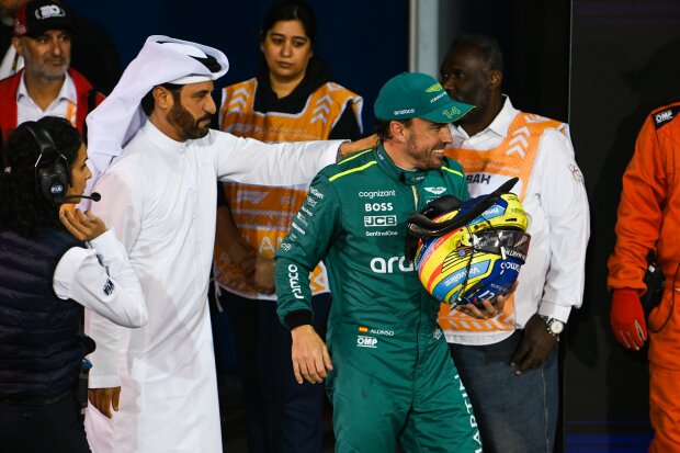 Mohammed bin Sulayem Fernando Alonso Aston Martin Aston Martin F1 ~Mohammed bin Sulayem und Fernando Alonso (Aston Martin) ~ 