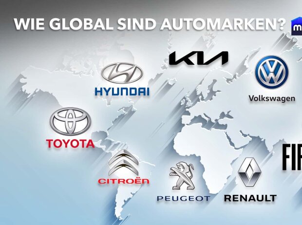 Titel-Bild zur News: Motor1 Numbers: Wie global sind Automarken?